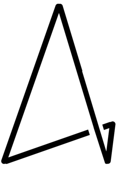 autonomy networks logo of a stylized wire bent into an a shape